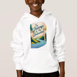 En lindrande väg genom en skog t shirt