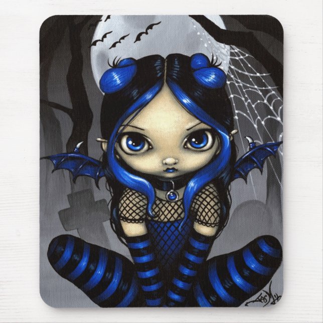 "En lite Batty" Mousepad Musmatta (Framsidan)