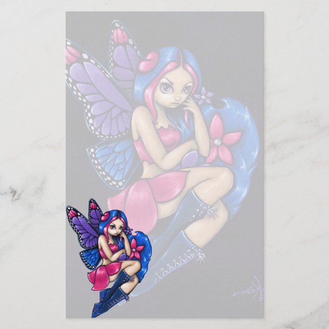 "En lite blyg" brevpapper (Framsida)