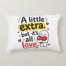 En lite extra men all kärlek Söt design