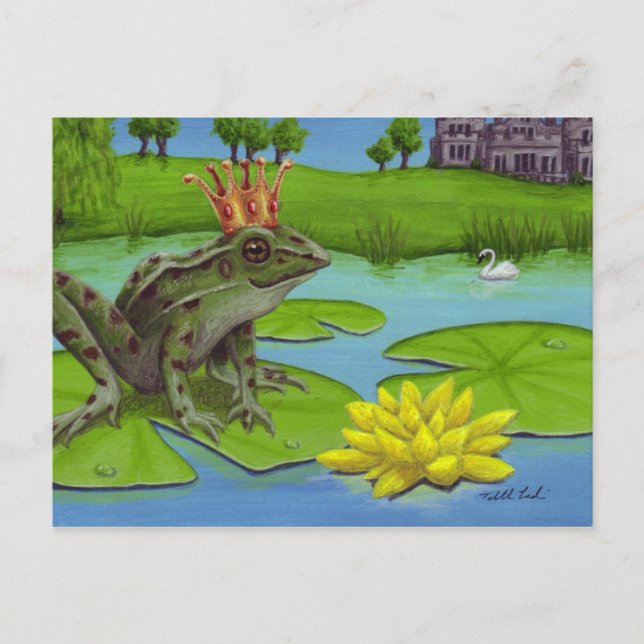 En lite kyssvykort vykort (Framsida)