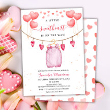 En liten älskling | Baby Shower på Alla hjärtans d