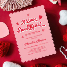 En liten älskling Valentine Baby Shower