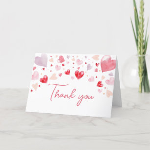 En liten älskling Valentine Baby Shower Tack Kort