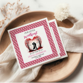 En liten älskling Valentine Pappersservett