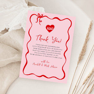 En liten älskling Valentines babyskor Tack Kort