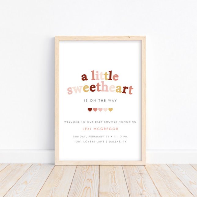 En liten älskling Valentines välkommen Poster (Skapare uppladdad)