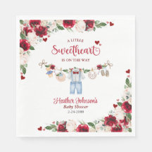En liten älskling Valentino pojke baby shower