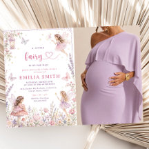 En liten älva är på väg Baby Shower Foto