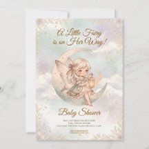 En liten älva är på väg Celestial Baby Shower
