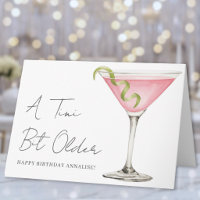 En liten aning äldre Martini Grattis på födelsedag