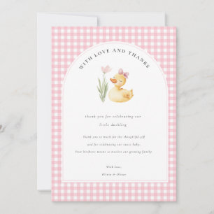 En liten ankunge är på väg Ankung-baby shower Inbjudningar