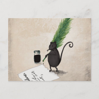 En liten anteckning vykort