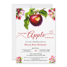 En liten äpple är på väg | Höst Baby Shower