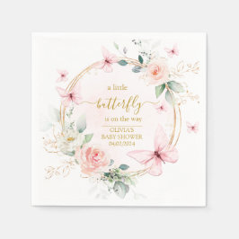 En liten babybabydusch pappersservett