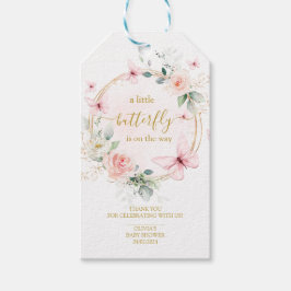 En liten babybabydusch presentetikett