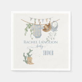 En liten babybabystövel pappersservett