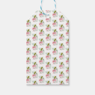 En liten babyflicka  presentetikett