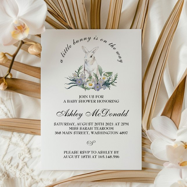 En liten babyskabinbjudan inbjudningar (Skapare uppladdad)