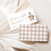 En liten babystölder Diaper Raffle