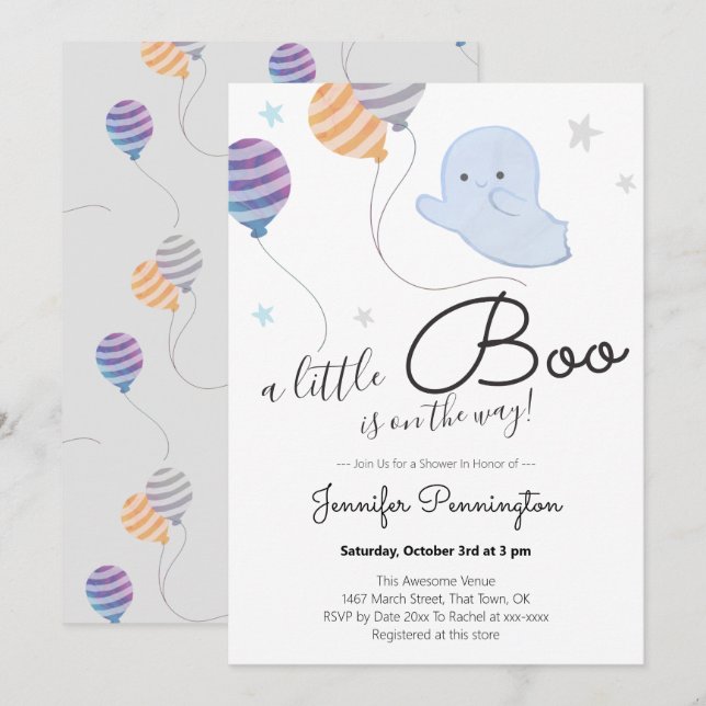 En liten babystövel (Fram/baksida)