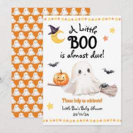 En liten babystövel Halloween-inbjudan Inbjudningar