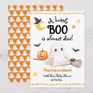 En liten babystövel Halloween-inbjudan Inbjudningar