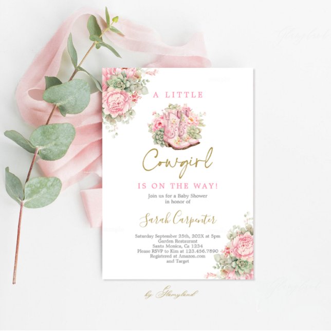 En liten barnflicka i Inbjudan (Skapare uppladdad)