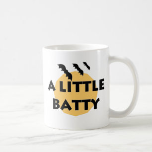 En liten batty Fladdermus och Måne Kaffemugg