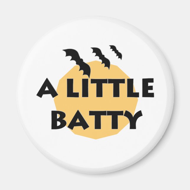 En liten batty Fladdermus och Måne Magnet (Framsidan)