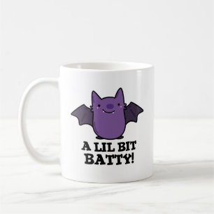 En liten batty Funny Baby Fladdermus Pun Kaffemugg
