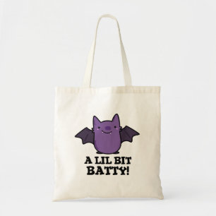 En liten batty Funny Baby Fladdermus Pun Tygkasse