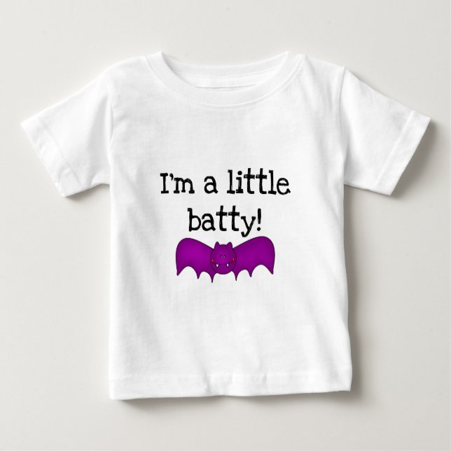 En liten batty Halloween T-shirts och presenter (Framsida)