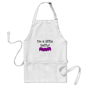 En liten batty Halloween T-shirts och presenter Förkläde
