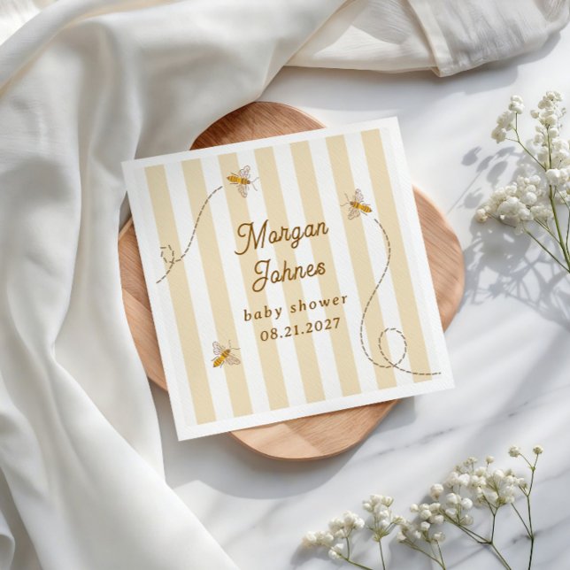 En liten bebis-barnvakt shower pappersservett (Skapare uppladdad)