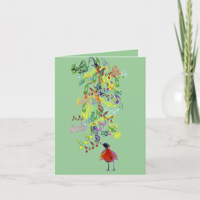 En liten Birdie sa till mig så Tack (Framsida)