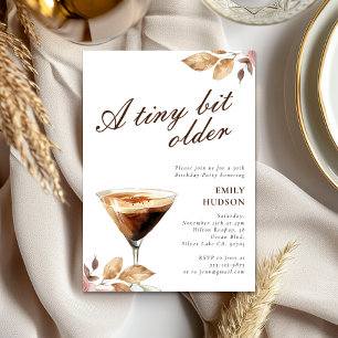En liten bit äldre Espresso Martini-Födelsedagsfes Inbjudningar