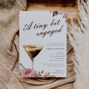 En liten bit Espresso Martini-Möhippa Inbjudningar