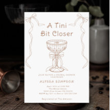 En liten bit närmare handritad bröllopsdusch