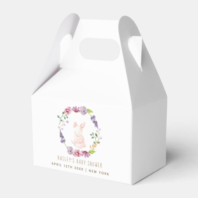 En liten bit Påsk Blommigt utandningsskö för andni Presentaskar (Framsidan Sidan)