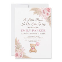 En liten björn Rosa teddybjörn Flicka Bebis-babysh