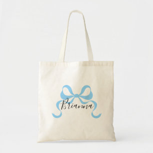 En liten blå innan jag gör BrudtjänarTote Bag Tygkasse