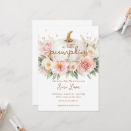 En liten Blommigt för höstfälla för hösten Inbjudningar