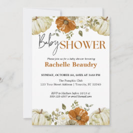 En liten Blommigt för höstfälla för hösten Inbjudningar