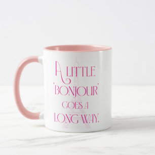 En liten Bonjour går långt Mugg