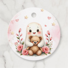 En liten boo är Anpassningsbarna Cute Flicka Ghost Gåvor Etiketter