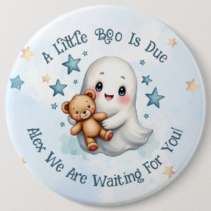 En liten boo är Anpassningsbarna Cute Pojke Ghost Knapp