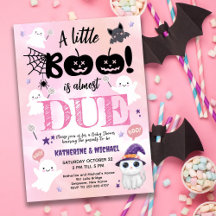 En liten boo är nästan DUE | Halloween Baby Shower