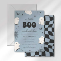 En liten Boo är nästan förfallen Baby Shower Inbju