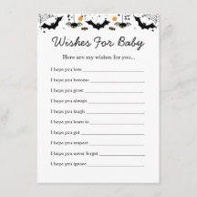 En liten Boo är nästan förfallen Halloween Baby Sh